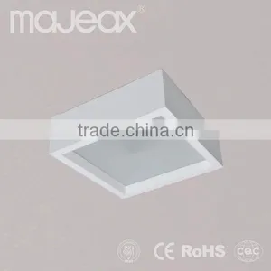 E27 Square Fluoresent Plaster Decorative Ceiling Light thumbnail-1