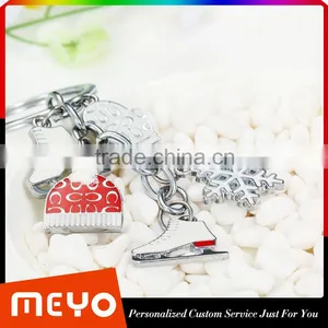 Warehouse Custom Made Christmas Promotion Gifts Metal Key Chains thumbnail-1