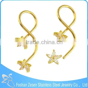 Simple Elegant Design Belly Button Navel Rings Titanium Plated thumbnail-1