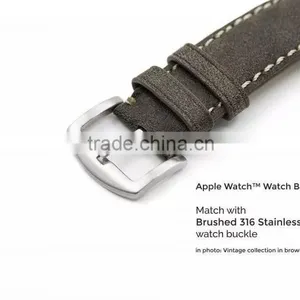 Original Kajsa Vintage Collection Genuine Leather Watch Band Wrist Strap For 38MM Apple Watch MT-3968 thumbnail-4