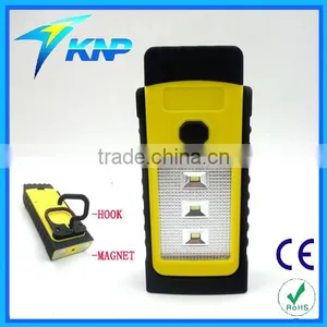 2016 New Design 3SMD+1LED Portable Flashlight Work Light thumbnail-1