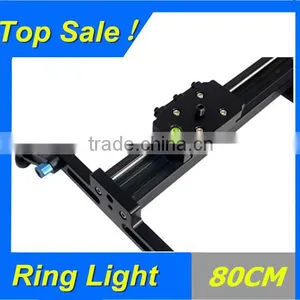 Professional 80cm DSLR DV Camera Shooting Slider Rail Sliding AND Roller Bearing Dolly Track thumbnail-1