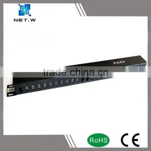 19 Inch 110 Metal 1U Horizental Cable Manager thumbnail-3