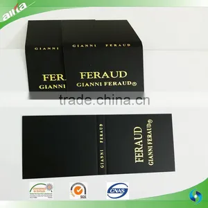 Round Black Paper Tag With Gold Foil Printing, Gold Stamp Seal Tags thumbnail-3