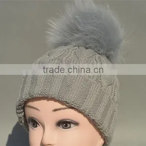 Wholesale Fashionable Factory Price Ladies Knitting Hat thumbnail-5