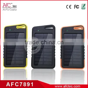 Wholesale Abs Outdoor Waterproof 4000 Mah High Capacity Solar Power Bank thumbnail-2
