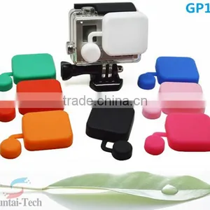 Hot Sale Gopros Accessories Colorful Silicone Cap for the Housing of Go Pro He Ro3+ Only,protective Cap for Gopros,GP132 thumbnail-1
