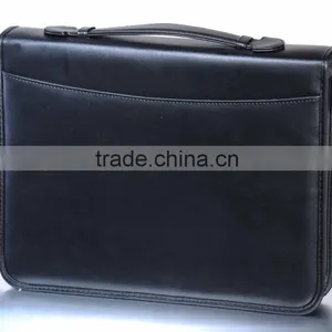 2016 New Design Black Color Custom Leather Briefcase thumbnail-2