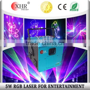 5w Full Color Animation Rgb Laser Used Stage Lighting for Sale thumbnail-1