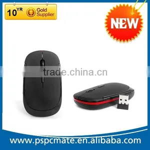 Portable Nano 2.4G Wireless Optical Mouse With DPI Switch (Black) thumbnail-1