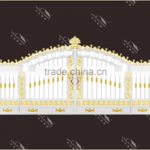 The New High Quality Aluminum Sliding Gate/main Wrought Iron Gate for Homes thumbnail-6