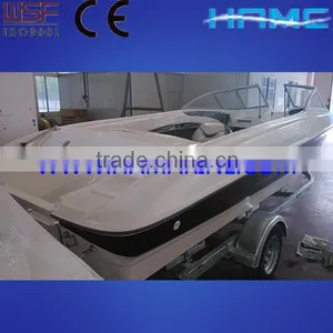 White and Blue HA630 Inboards Speed Yacht thumbnail-5