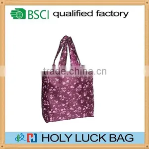 Large Capacity Folding Tote Reusable Bags With Long Handle Shoulder Bag thumbnail-3