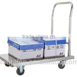 Update International 300 lb Capacity Four Wheel Folding Hand Truck Trolley thumbnail-1