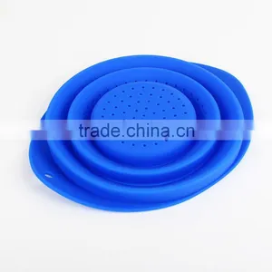 China Supplier Lead Free Colorful Silicone Collapsible Basket thumbnail-5