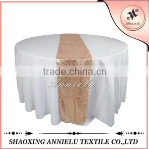 Fancy Wedding Gold Sequin Table Runner thumbnail-1