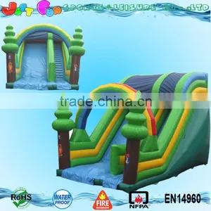20 ft Tall Single Line Inflatable Dry Slide for Sale thumbnail-1