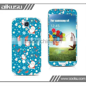 2013 Anti-scratch Galaxy s4 Skin Sticker With Christmas Theme thumbnail-1
