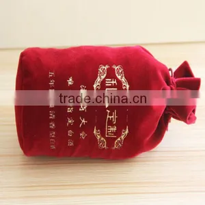 Christmas Wedding Gift Bag Jewelry Velour Pouch,wine Gift Bag Velvet thumbnail-1