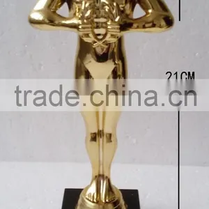 Gift Oscar,Oscar Trophy With Marble Base,Oscar Statue, Plastic Oscar Trophy JC002 thumbnail-3