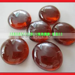 Black Colored Decorative Fire Pit Cashew Shape Glass Gems thumbnail-5