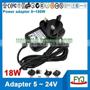 Small Size Lowest Price ac Adapter 12v 1.5a 1.6a 18w With CCC CE UL FCC GS C-TICK PSE SAA KC BS thumbnail-2