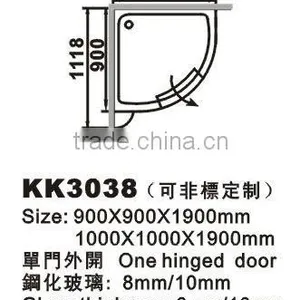 Shower Screen Bathroom Shower (kk3038) thumbnail-2