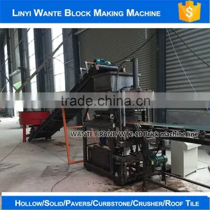 WANTE BRAND WT2-10 Fully-auto Big Capcaity More Efficient Brick Machine thumbnail-1