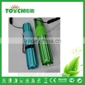 1.5v AA Battery Led Lamp Super Bight Portable Flashlight With Clip thumbnail-5