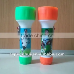 3 Led Plastic Flashlight Battery Operated Torch thumbnail-1