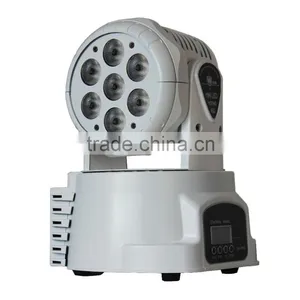 7*8w RGBW 4in1 LED Wash Light Mini Moving Head Light DMX512 Stage Light thumbnail-2