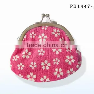 China Latest Leather Purse Wallet for Women Coin Purse Wallet Flower Design Wallet thumbnail-1