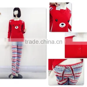 Exclusive Custom Personality Warm Pajamas Women thumbnail-1