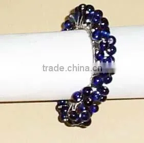 Napkin Ring, Beaded Napkin Ring, Crystal Napkin Ring thumbnail-1