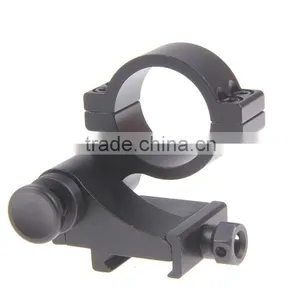 Funpowerland 90 Degree 30mm Flip to Side Picatinny Mount Ring for Magnifier thumbnail-1