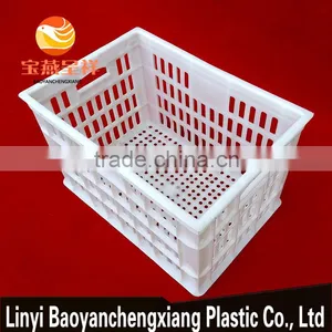 510x350x300mm Turnover Pear Plastic Basket for Transportation thumbnail-2