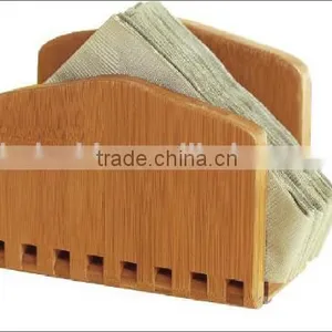 Bamboo Paper Holder/tissue Holder thumbnail-3