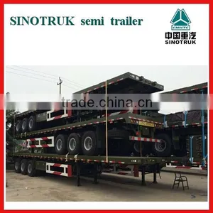 High Quality Low Price 60ton 3 Axle Low Bed Trailer for Sale thumbnail-6