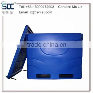 1000L Rotomolding Fish Moving Container, LLDPE Fish Container, PU Insulation Fish Container thumbnail-3