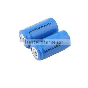 Long Life 16340 Li-ion Rechargeable Battery thumbnail-1