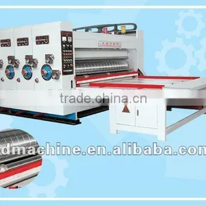 [RD-SB910-2000-1] Semi-automatic Chain Feeding 1 Color Printing Slotting Corrugated Carton Box Making Machine thumbnail-1