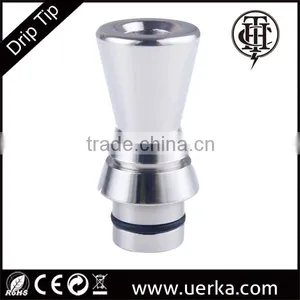China Wholesale E Cigarette TA-006 THC Titanium Alloy Tank Replaceable Drip Tip thumbnail-1