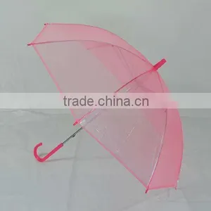 Cheap Poe Transparent Rain Umbrella thumbnail-1