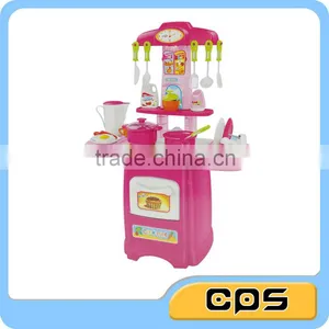 Pretend Play Kitchen Toy Kids Plastic Cooking Play Set thumbnail-1