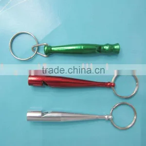 Aluminium Whistle With Key Ring thumbnail-1