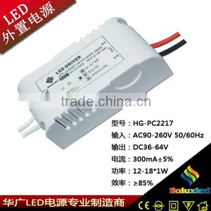 Soluxled External dc Power Supply With High Efficiency 12-18*1w 36-64V thumbnail-1