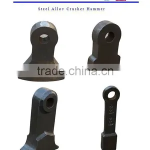 China Steel Casted Mining Machines Use Crusher Hammer Head thumbnail-1