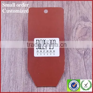 Kraft Perforated Animal Jean Hang Tags With Your Own Logo thumbnail-6