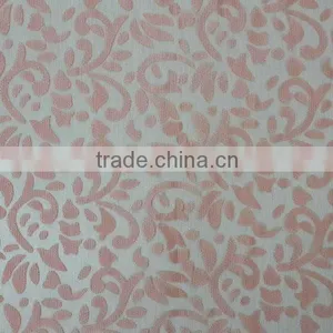 YH050# Wholesale Lace Fabric /High Quality Cheap Burn Out Lace Fabric thumbnail-2