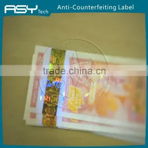 Manufacturer Anti-counterfeit UV Fiber Sticker Label thumbnail-3